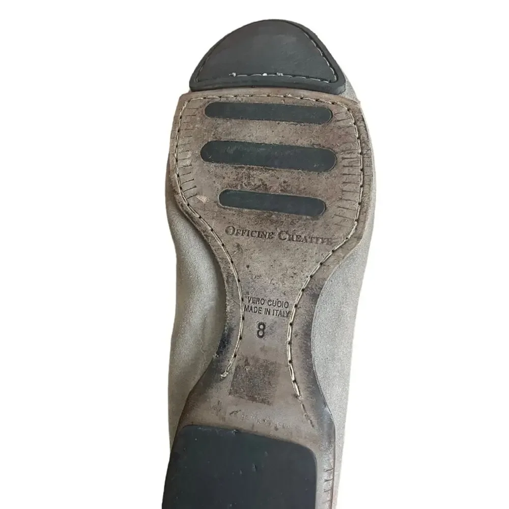 Officine Creative INDI47 Castorino Tortora Size 8 Men's Shoes Chukka Boots